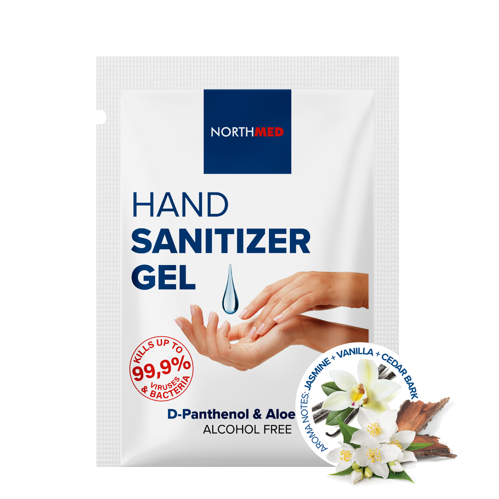 Northmed Premium Alcohol Free Hand Sanitizer Gel with Jasmine