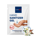 Northmed Premium Alcohol-Free Hand Sanitizer Gel with Jasmine, Vanilla & Cedar bark aroma, 2ml